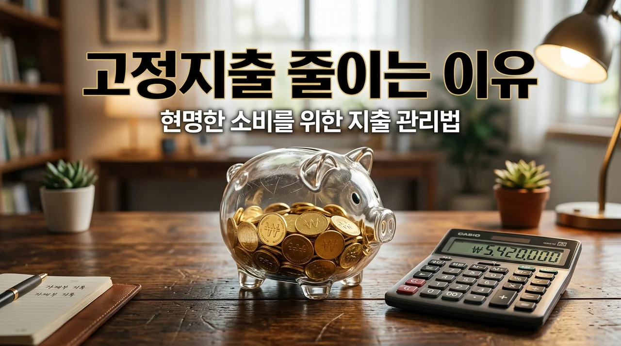 내 통장에서 새는 돈 막기! 고정지출 줄이는 이유와 생활비 절약 전략