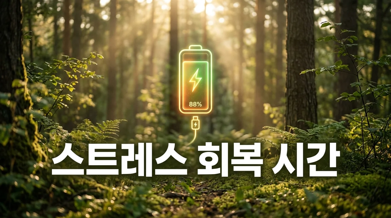 스트레스 회복 시간, 당신의 몸이 진정으로 쉬는 데 필요한 골든타임