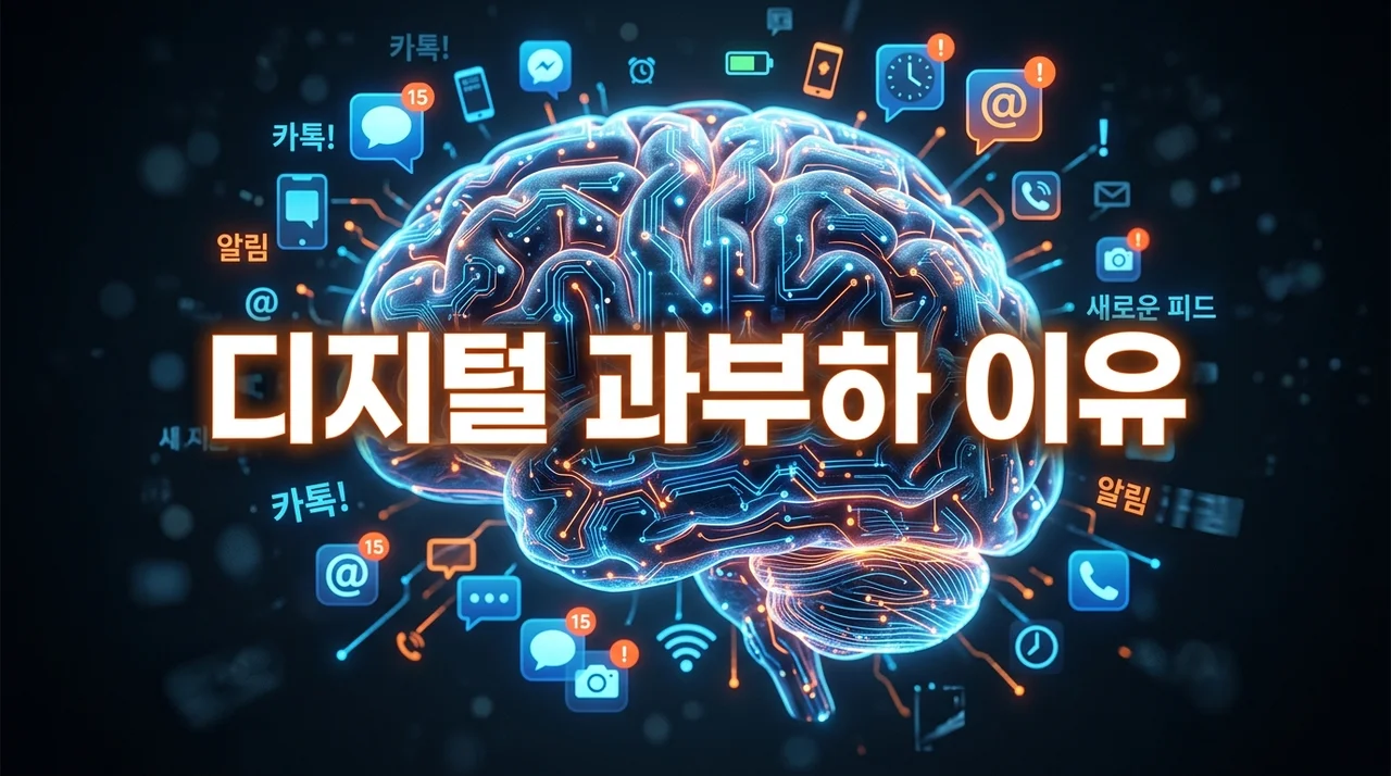 디지털 과부하 이유 5가지와 뇌 건강을 회복하는 실전 가이드
