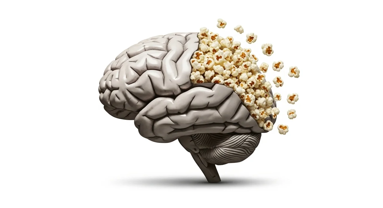 전두엽 기능 저하와 '팝콘 브레인'