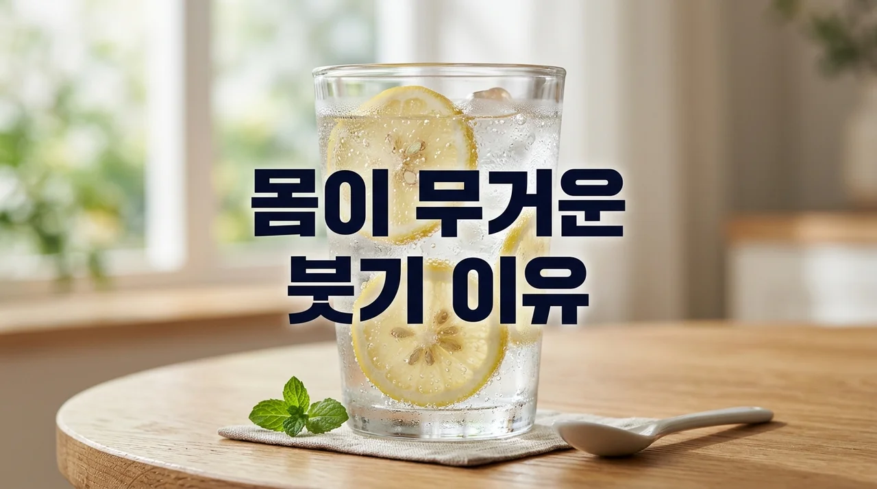 몸이 무거운 붓기 이유, 단순 부종일까? 원인과 해결법 총정리