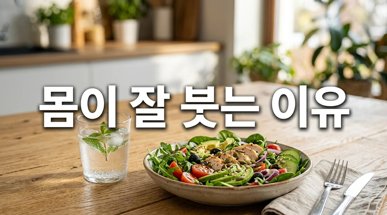 몸이 잘 붓는 이유 5가지 원인과 효과적인 부기 제거 방법