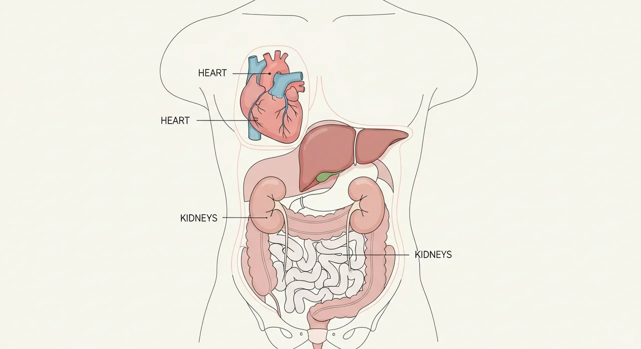 3. 주요 장기(신장, 간, 심장)의 이상 신호