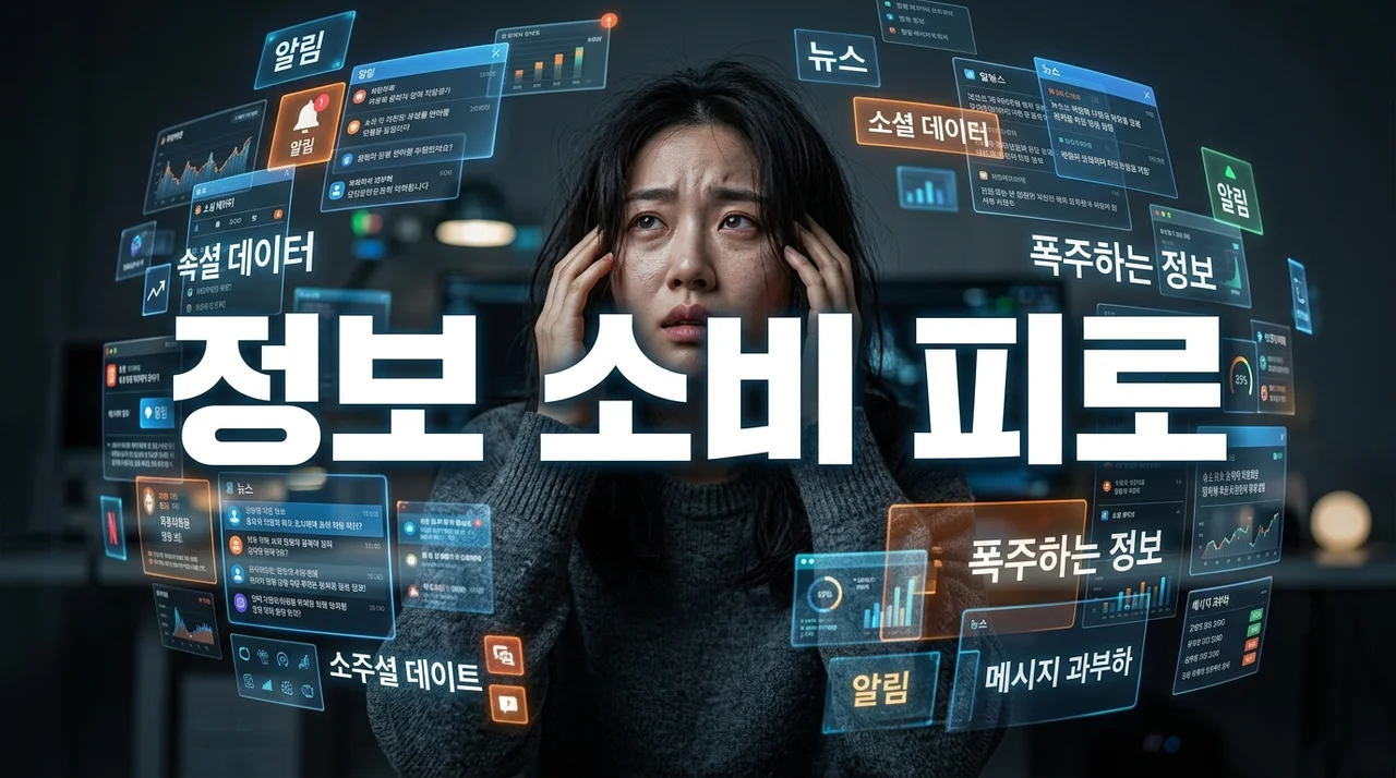 넘치는 정보 속 ‘디지털 번아웃’, 정보 소비 피로 이유와 해결책 5가지