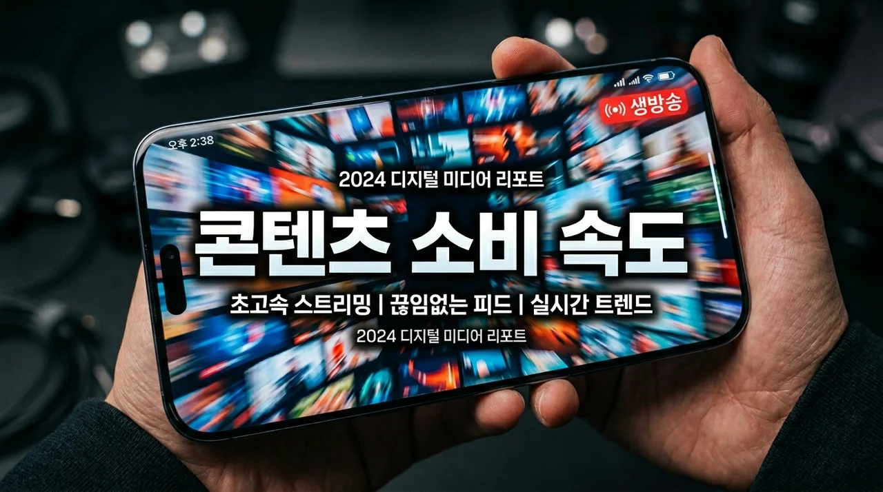 콘텐츠 소비 속도 변화: 숏폼과 AI가 바꾼 새로운 시청 패러다임