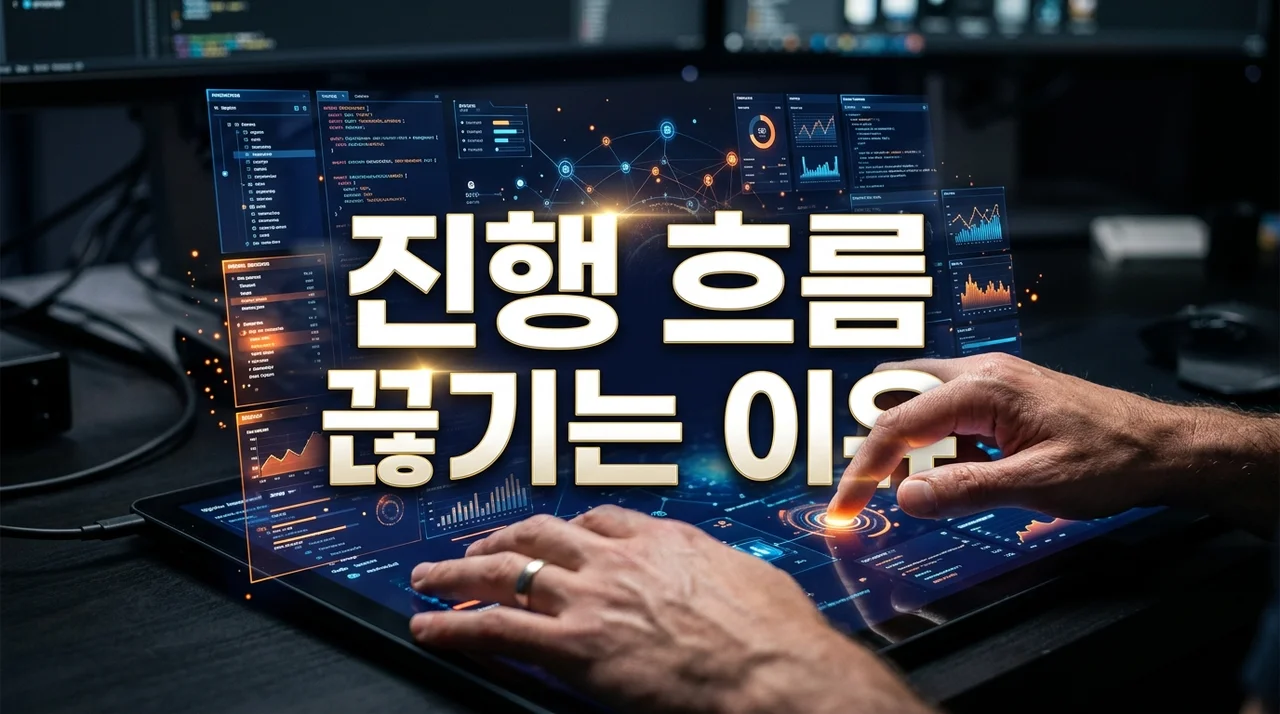 진행 흐름 끊기는 이유: 집중력과 몰입을 방해하는 5가지 핵심 원인