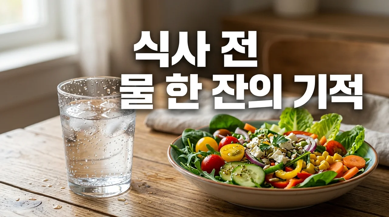 식사 전 물 영향 분석: 체중 감량과 소화력 향상을 위한 올바른 섭취법