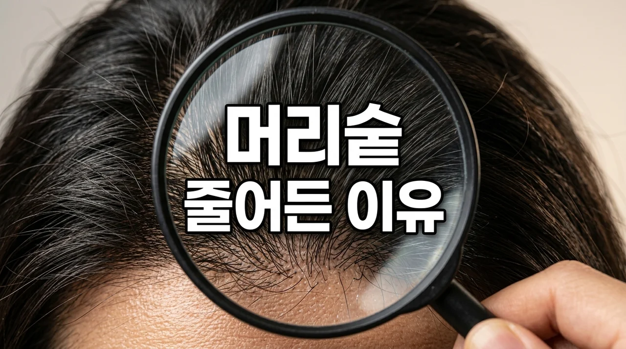 머리숱 줄어든 느낌 이유와 탈모 예방을 위한 필독 가이드