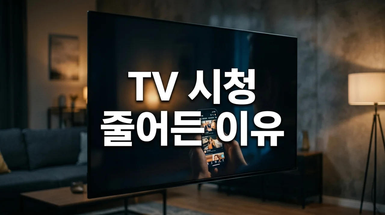 TV 시청 줄어든 이유, OTT와 숏폼이 바꾼 미디어 소비 트렌드 7가지