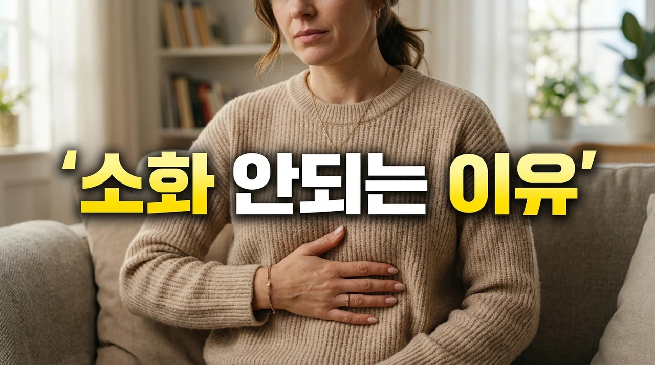 요즘 소화 안되는 이유 5가지와 위 건강을 되찾는 근본 해결책