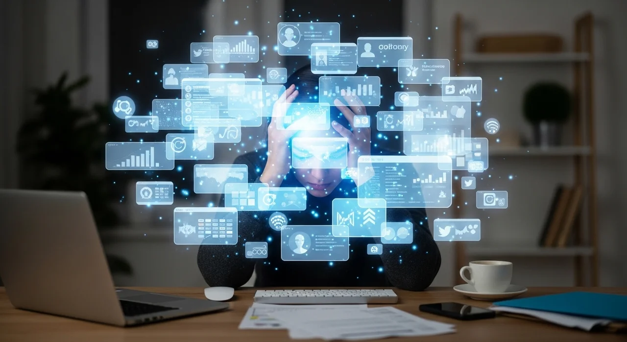 인지적 과부하: 정보의 홍수와 '팝콘 브레인'