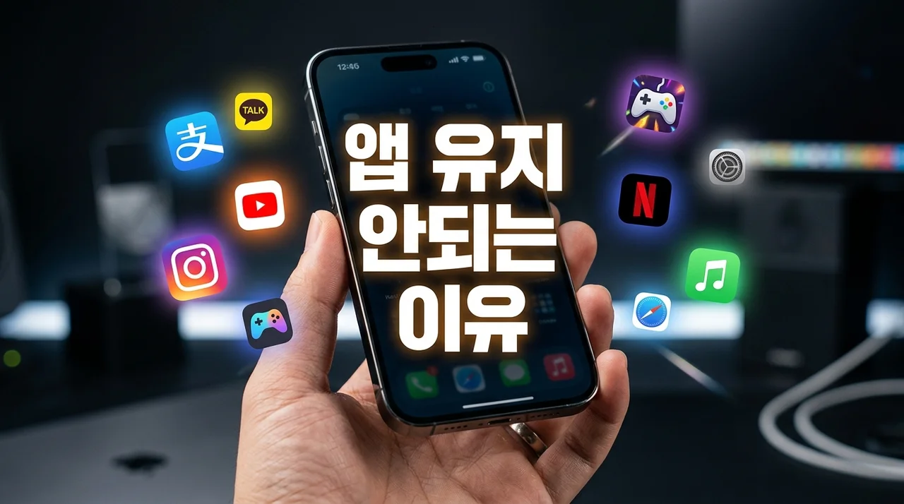 스마트폰 앱 유지 안되는 이유 5가지와 확실한 해결 방법 정리