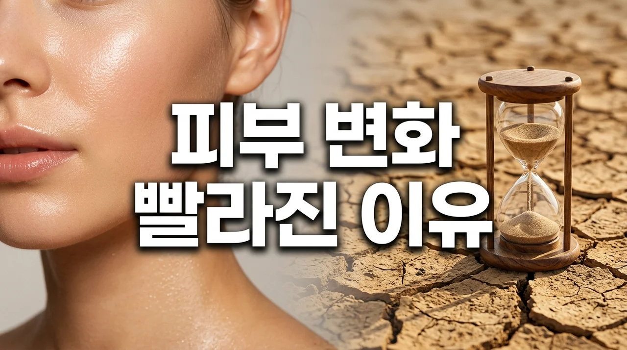 피부 변화 빨라진 이유? 급격한 노화와 민감도를 잡는 5가지 핵심 원인
