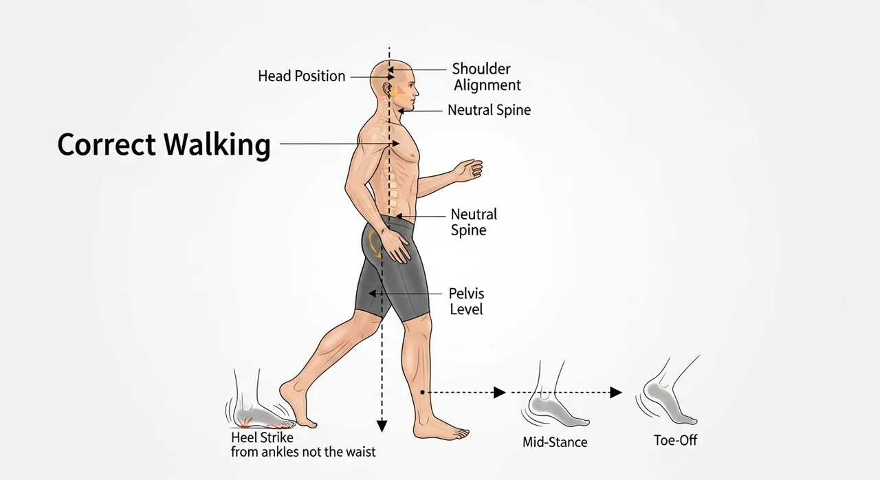 관절을 보호하며 걷는 5가지 핵심 원칙