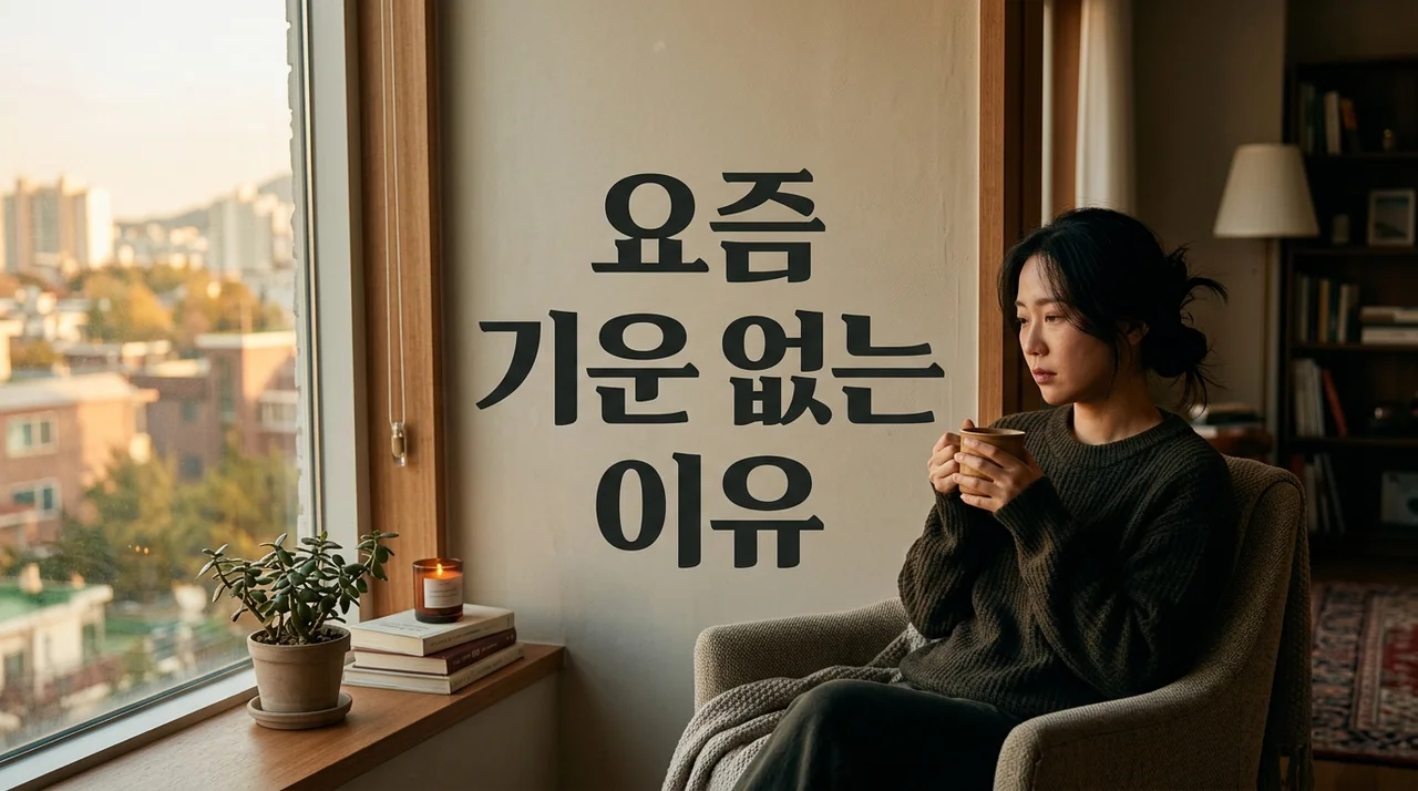 요즘 유독 기운 없는 이유 5가지와 활력을 되찾는 해결 방법