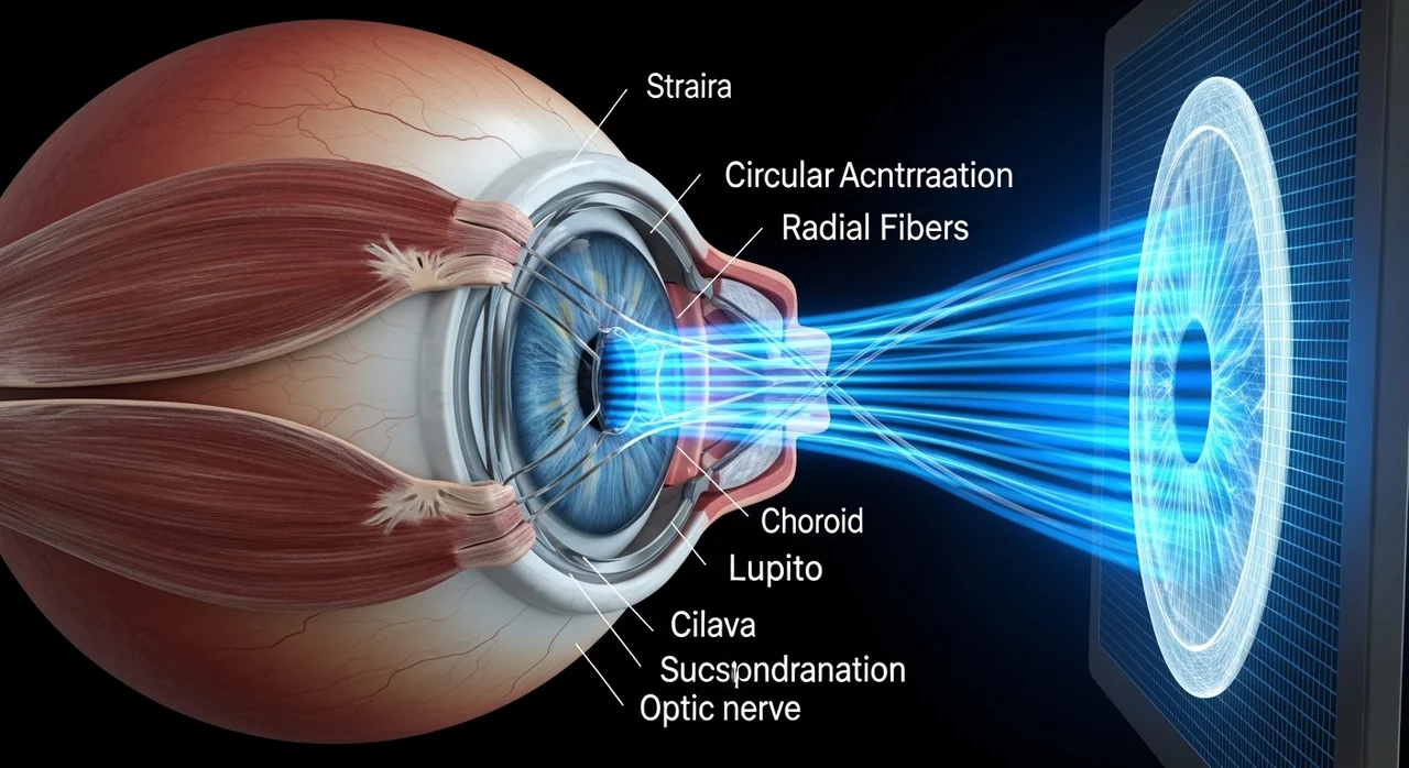 생물학적 원인: 블루라이트와 눈의 조절력 저하