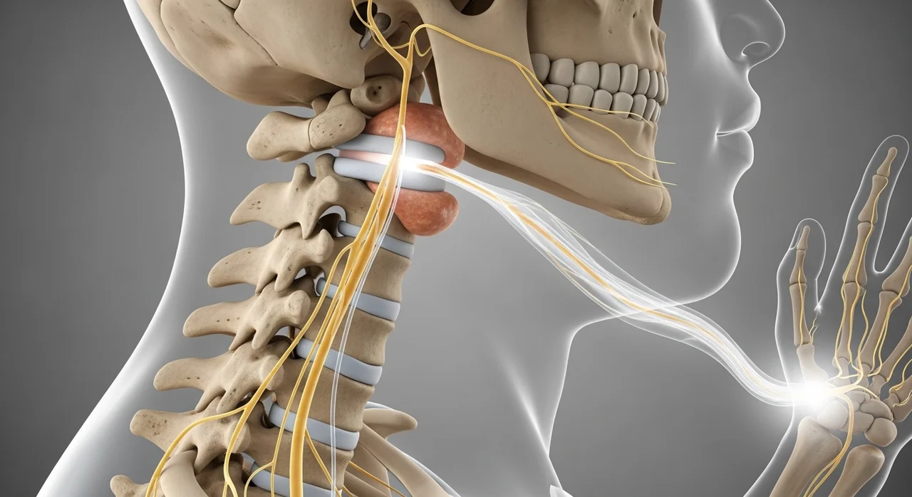 목 디스크 및 경추 질환에 의한 신경 압박