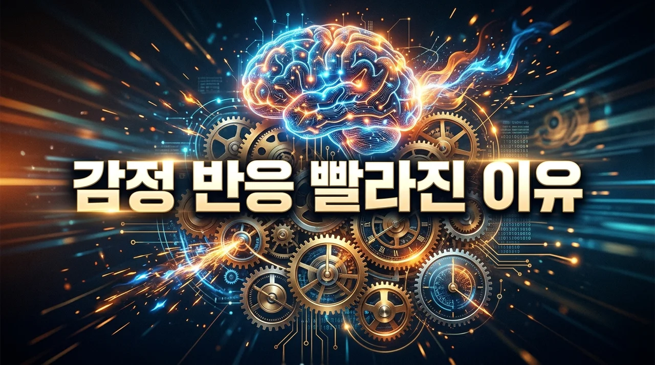 감정 반응 빨라진 이유: 현대인의 심리와 뇌 과학적 분석