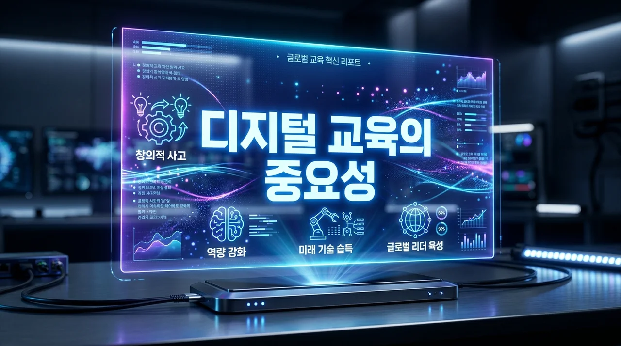 디지털 교육 중요성: 미래 경쟁력을 결정짓는 핵심 역량 가이드