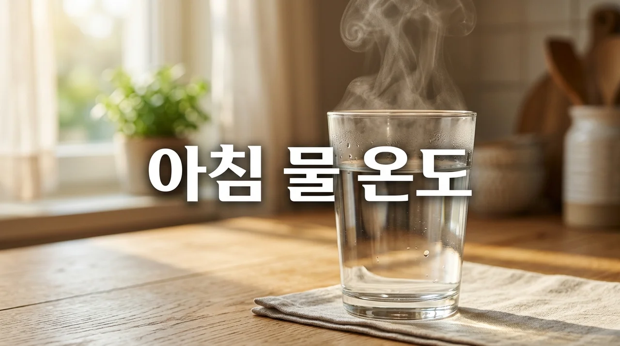 아침 공복 물 온도 영향: 찬물보다 미지근한 물이 건강과 피부에 좋은 이유