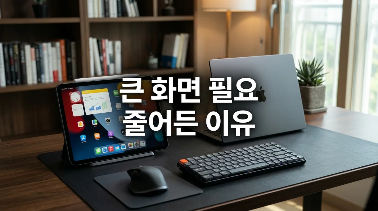 큰 화면 필요 줄어든 이유, 이제 '크기'보다 '효율'인 5가지 까닭