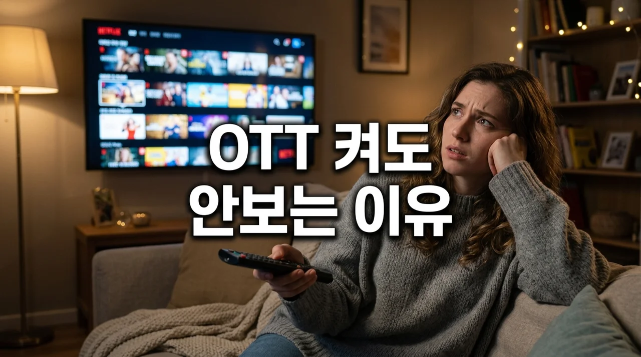 OTT 켜도 안보는 이유? 선택 장애를 부르는 심리와 해결책 5가지