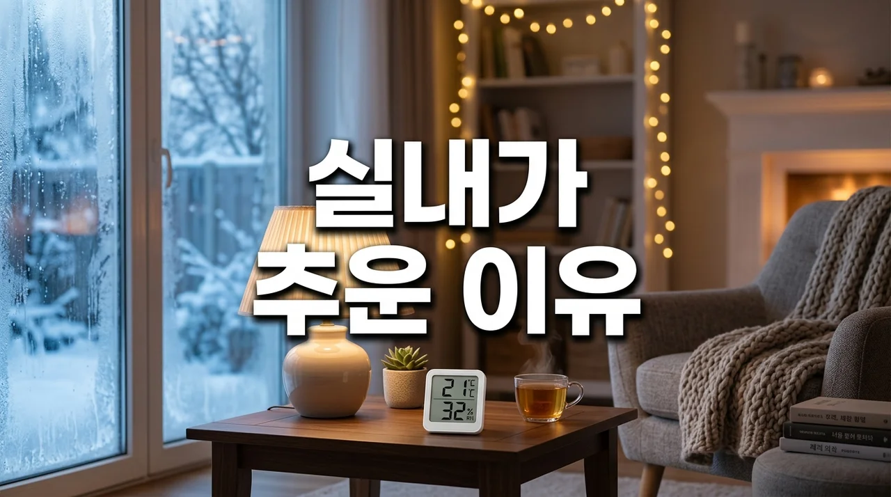 실내에서도 추운 이유 5가지와 체감 온도를 올리는 해결책