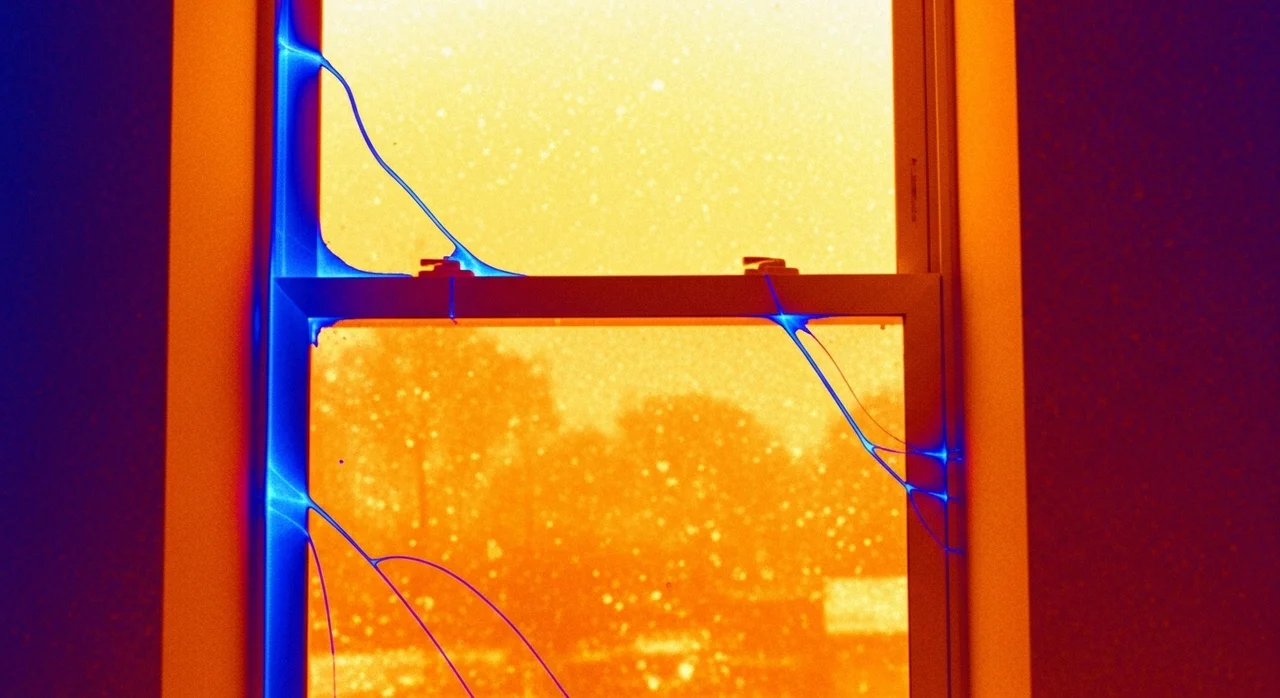 2. 외풍과 복사 냉각: 벽면과 창문이 차가운 경우