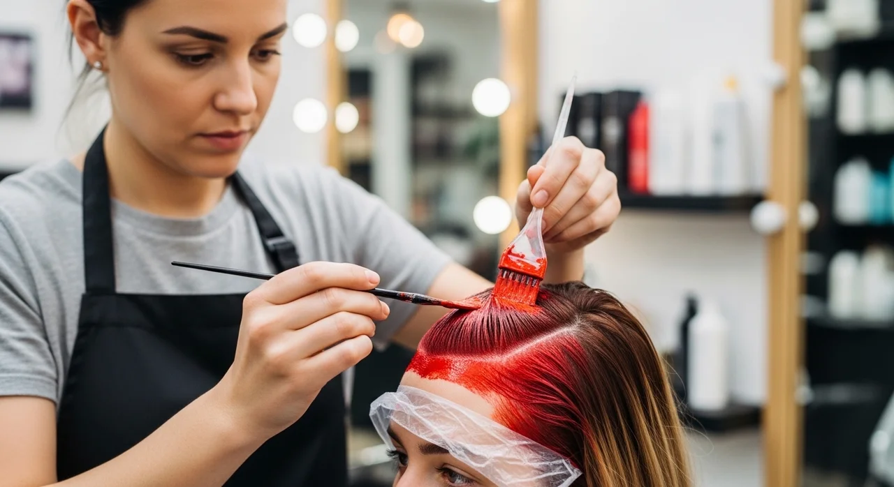 두피 예민해진 이유 1: 과도한 화학적 자극 (염색과 펌)
