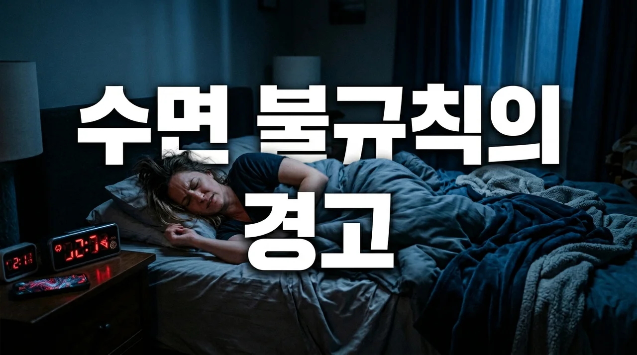 불규칙한 수면 습관의 위험성: 혈당부터 심장 건강까지 총정리