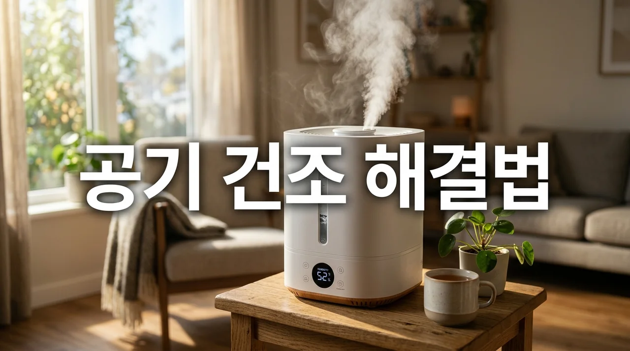 공기 건조 영향과 해결법: 건강한 피부와 호흡기를 위한 실내 습도 관리 가이드