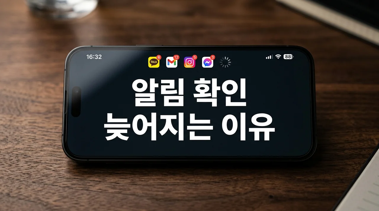 알림 확인 늦어지는 이유 5가지와 상황별 대처법 완벽 가이드