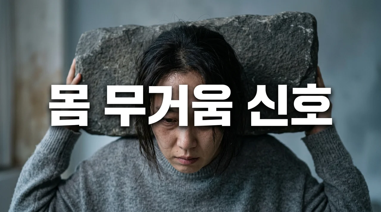 몸이 무거운 이유, 방치하면 안 되는 위험 신호 5가지와 해결법