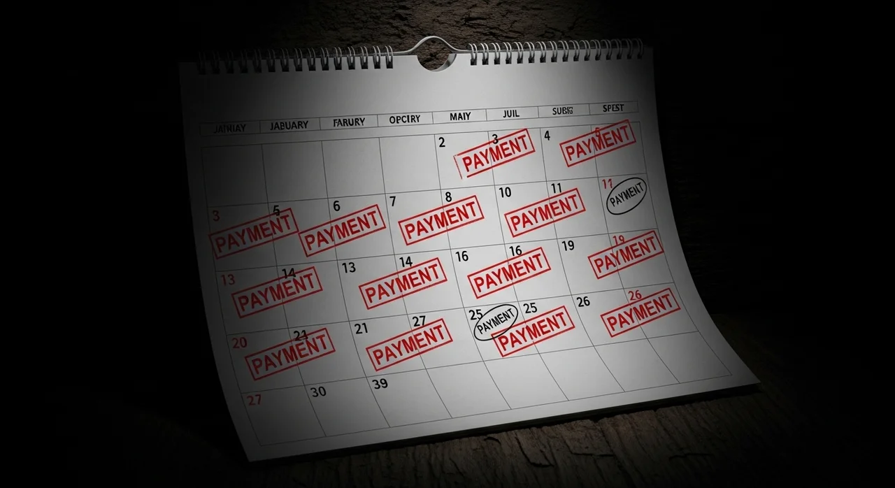 심리적 부채감: 매달 돌아오는 결제일의 압박