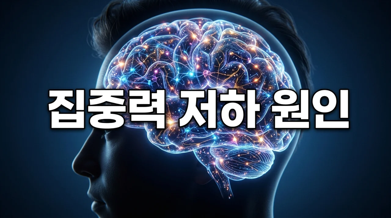 집중력 금방 떨어지는 이유 5가지와 뇌 효율 높이는 해결책 총정리