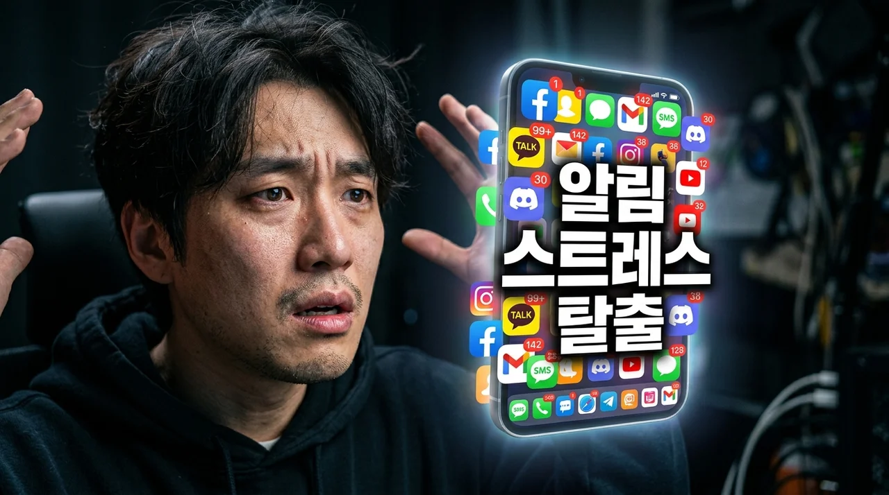 스마트폰 알림 스트레스 증가 이유 5가지와 건강한 대처법
