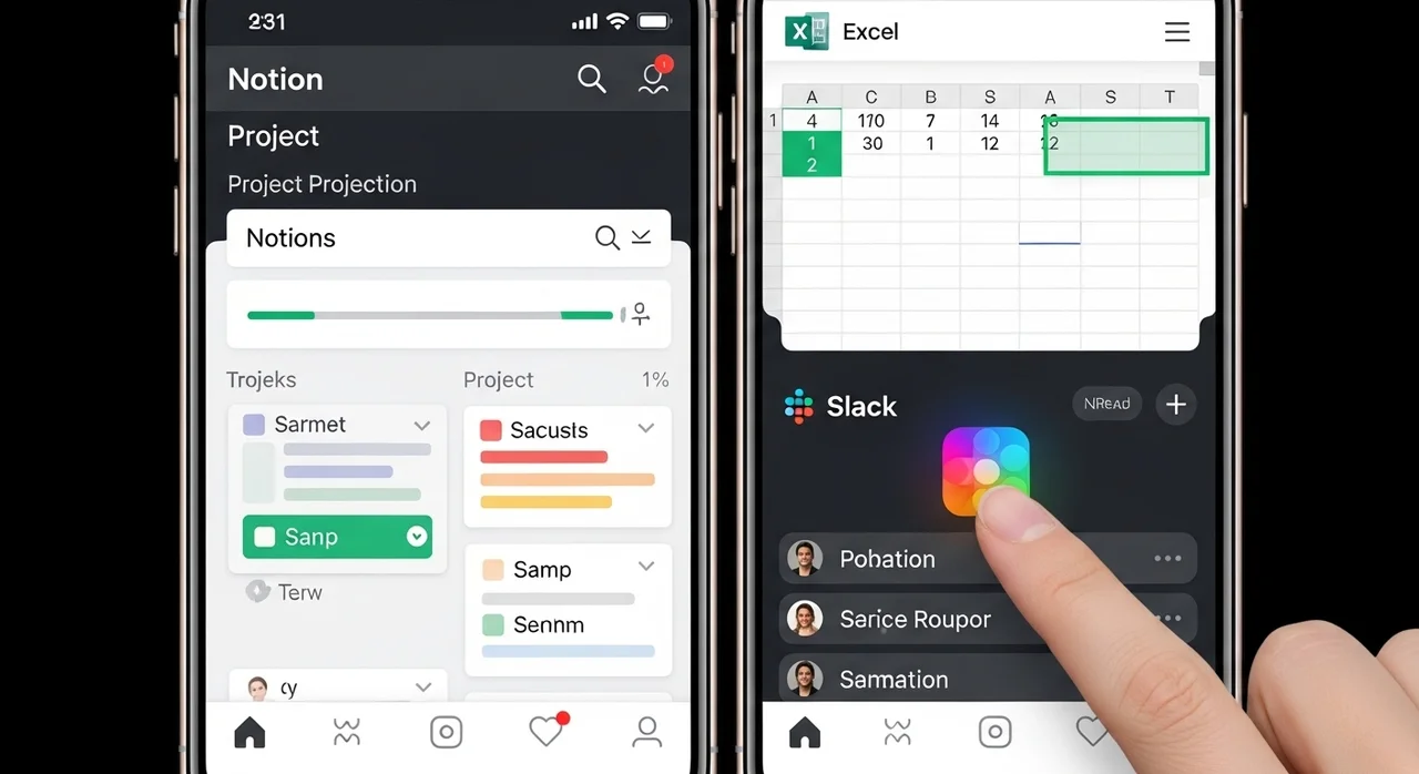 3. 모바일 전용 앱의 최적화와 생산성 도구