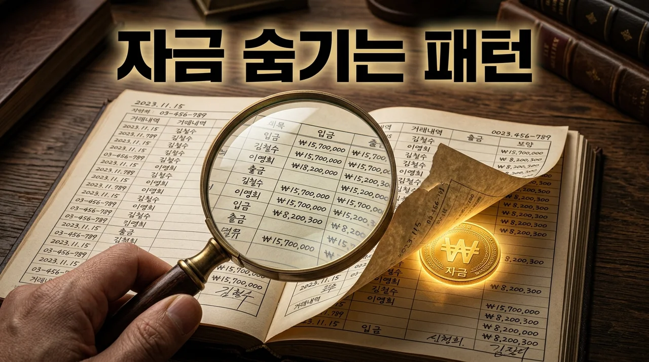 자금 숨기는 패턴 5가지 분석: 은닉 재산을 찾아내는 실전 가이드