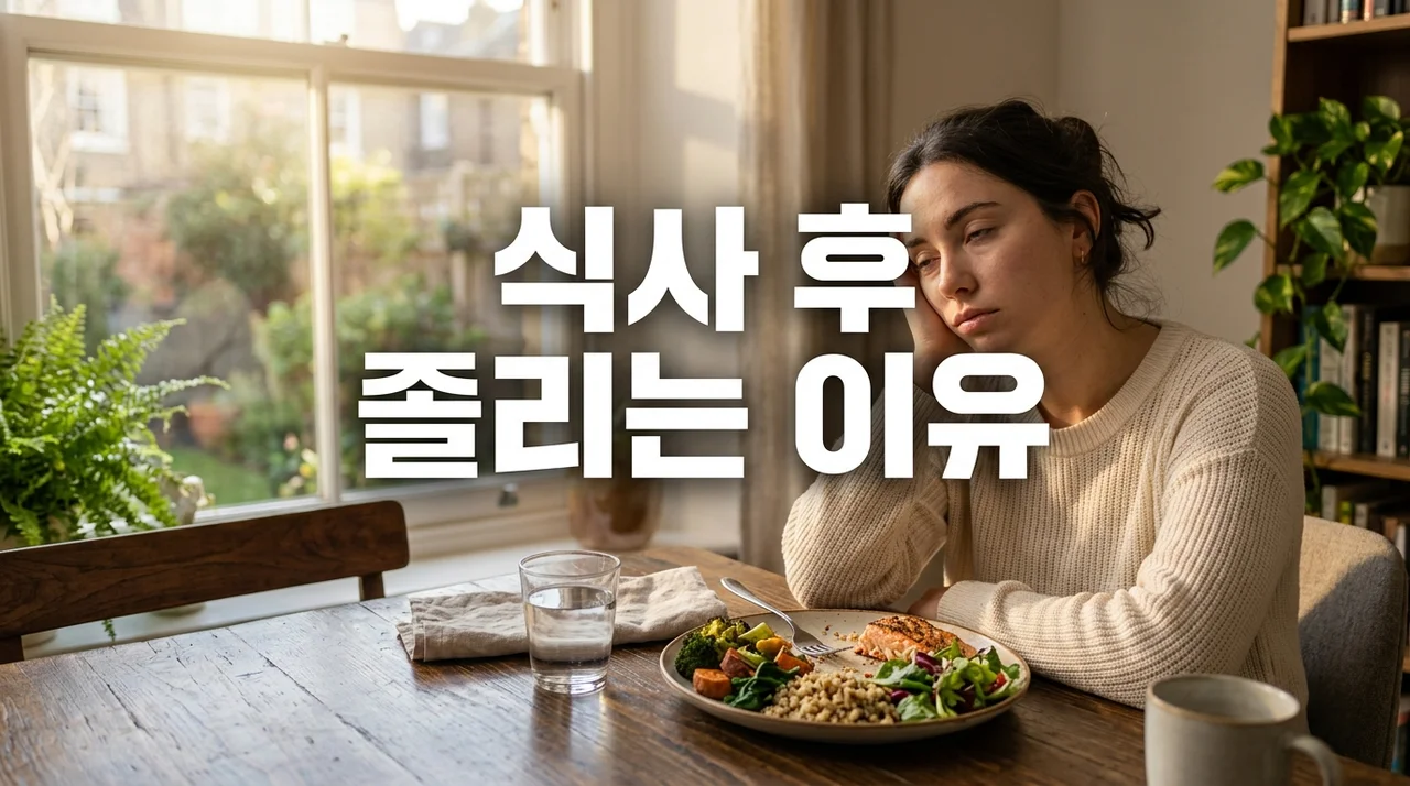 식사 후 졸리는 이유, 식곤증 원인과 혈당 스파이크 해결법 7가지