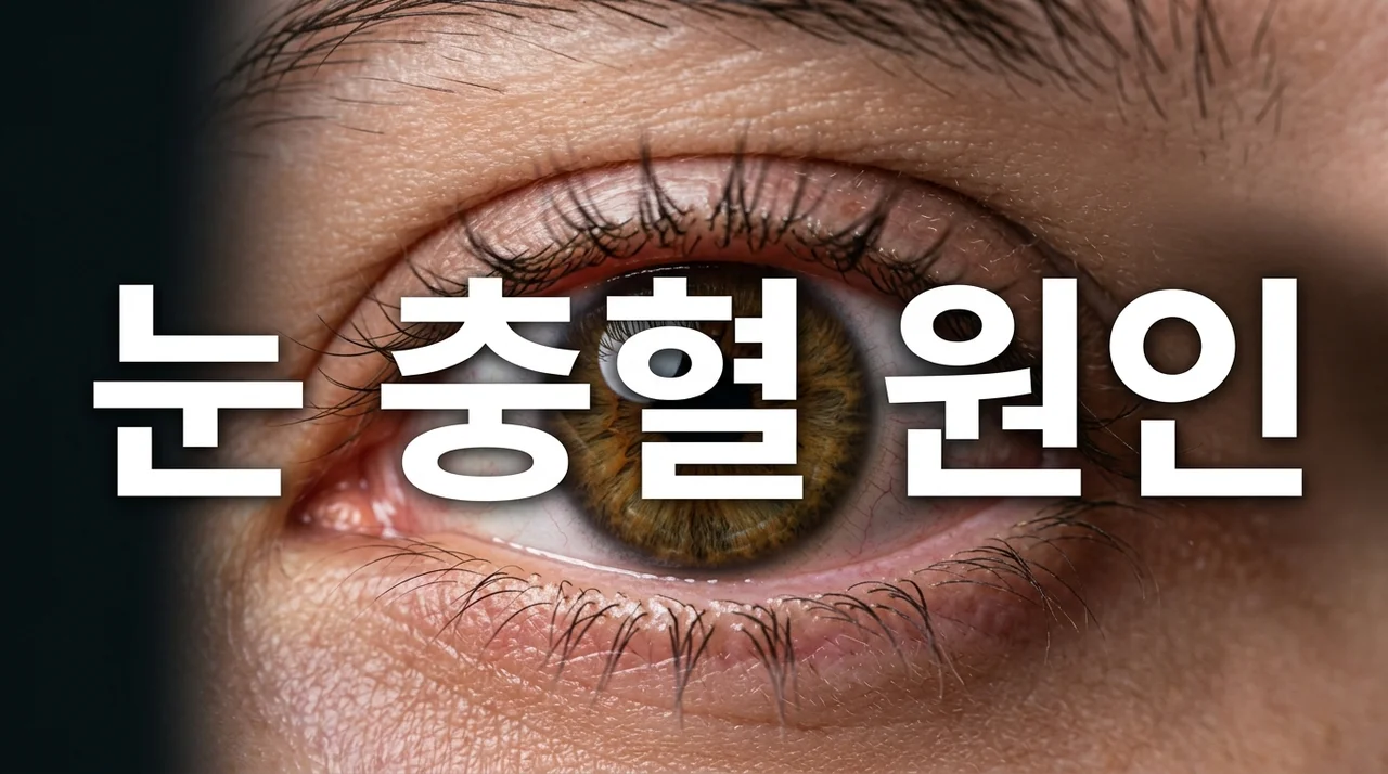 눈 충혈 자주 생기는 이유 7가지와 확실한 해결 방법 총정리