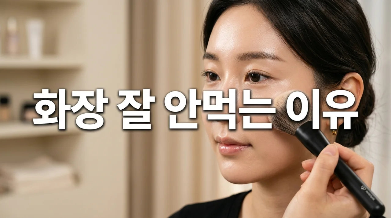화장 잘 안먹는 이유 5가지와 들뜨지 않는 매끈한 피부 관리법