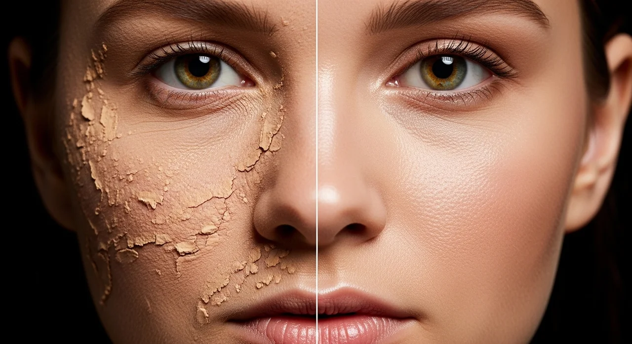 화장이 들뜨고 겉도는 근본적인 이유