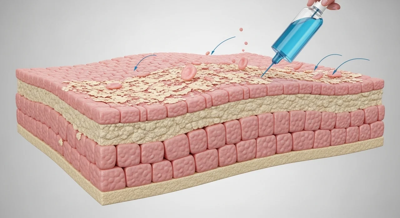 불필요한 각질이 피부 표면을 가로막을 때