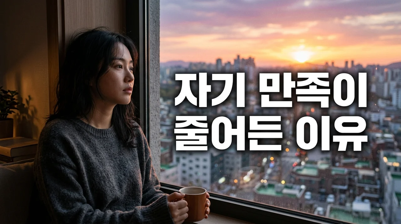 자기 만족 줄어든 이유, 현대인의 행복 결핍을 분석하는 5가지 시선