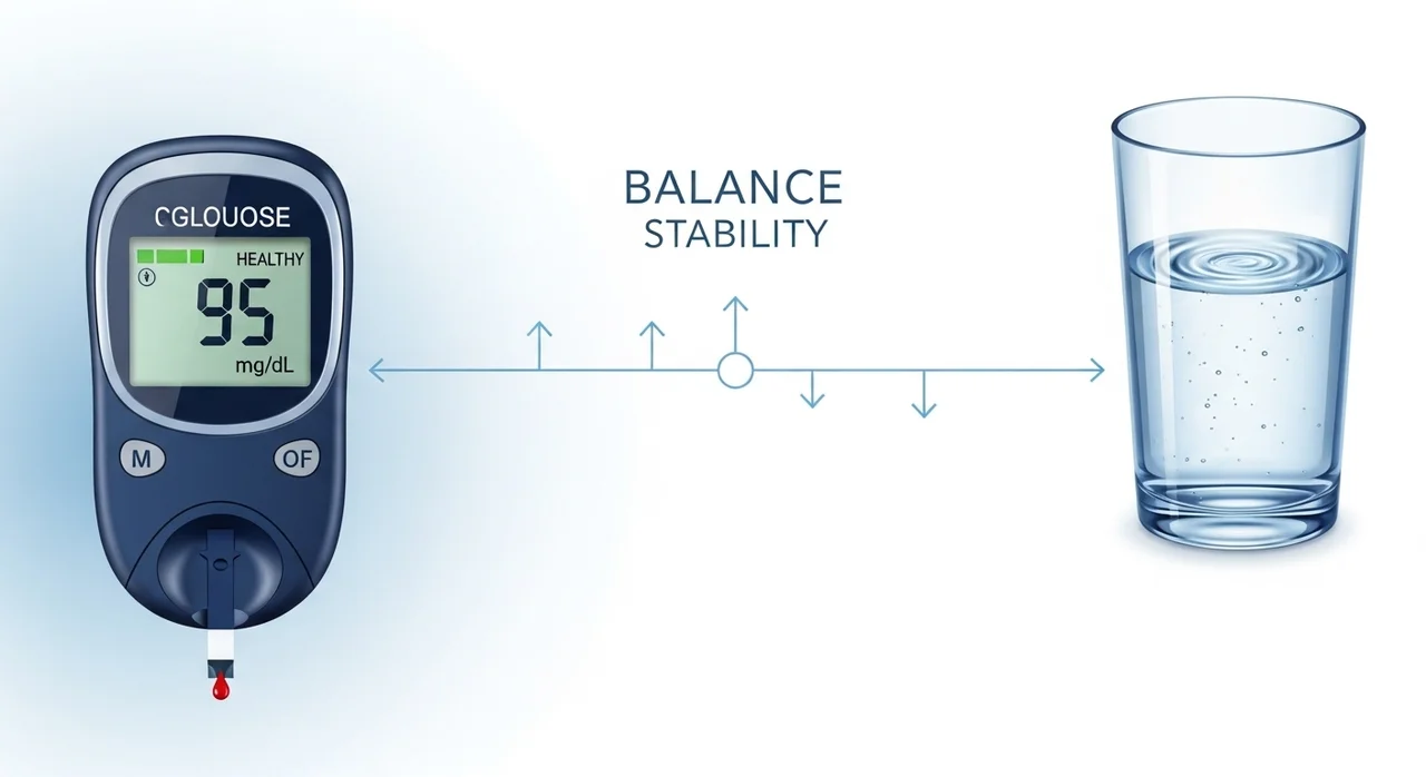 식후 물 섭취가 혈당 스파이크에 미치는 영향