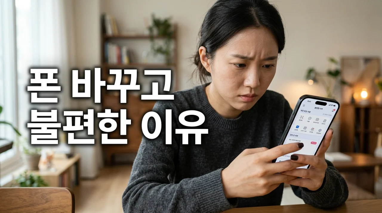 폰 바꾸고 불편한 이유? 새 스마트폰 적응 스트레스 줄이는 5가지 방법