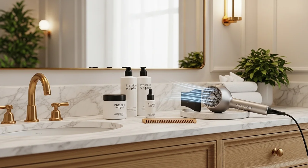 건강한 두피를 위한 3단계 솔루션