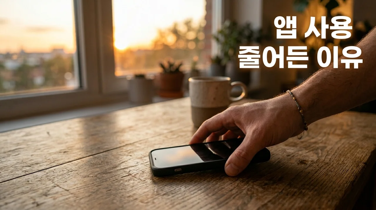 스마트폰 앱 사용 줄어든 이유 분석: 디지털 피로와 트렌드 변화