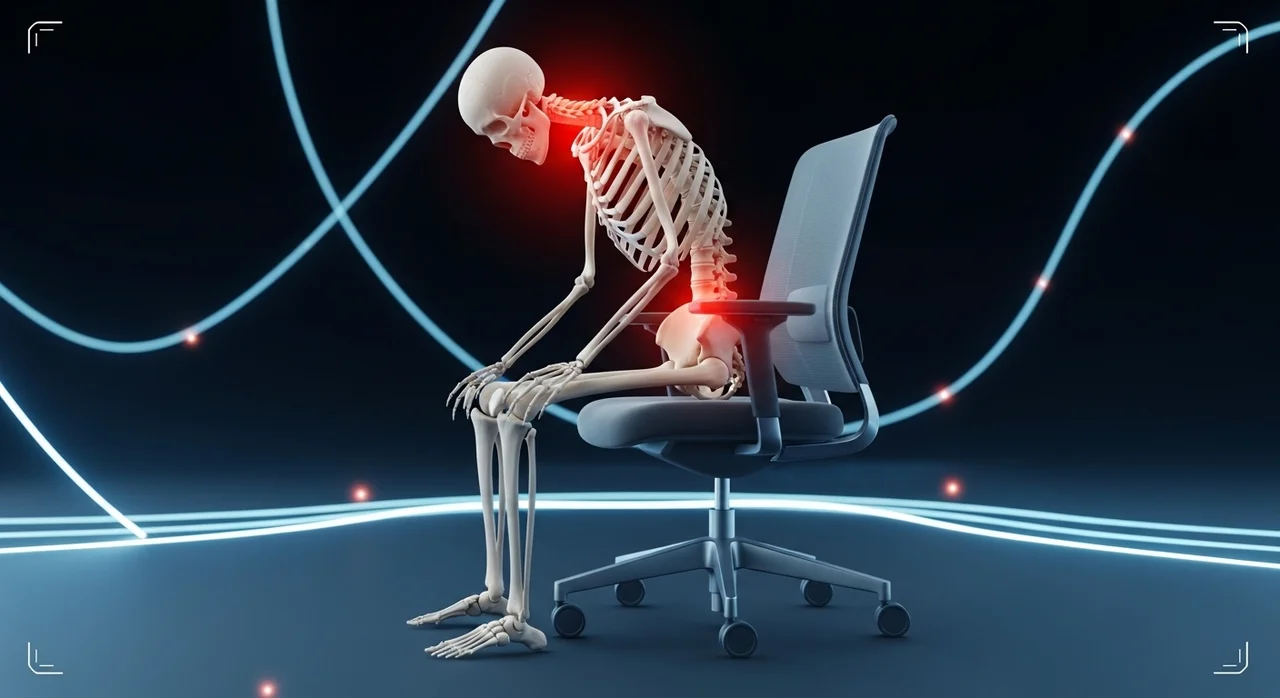 잘못된 의자 높이가 유발하는 주요 근골격계 질환