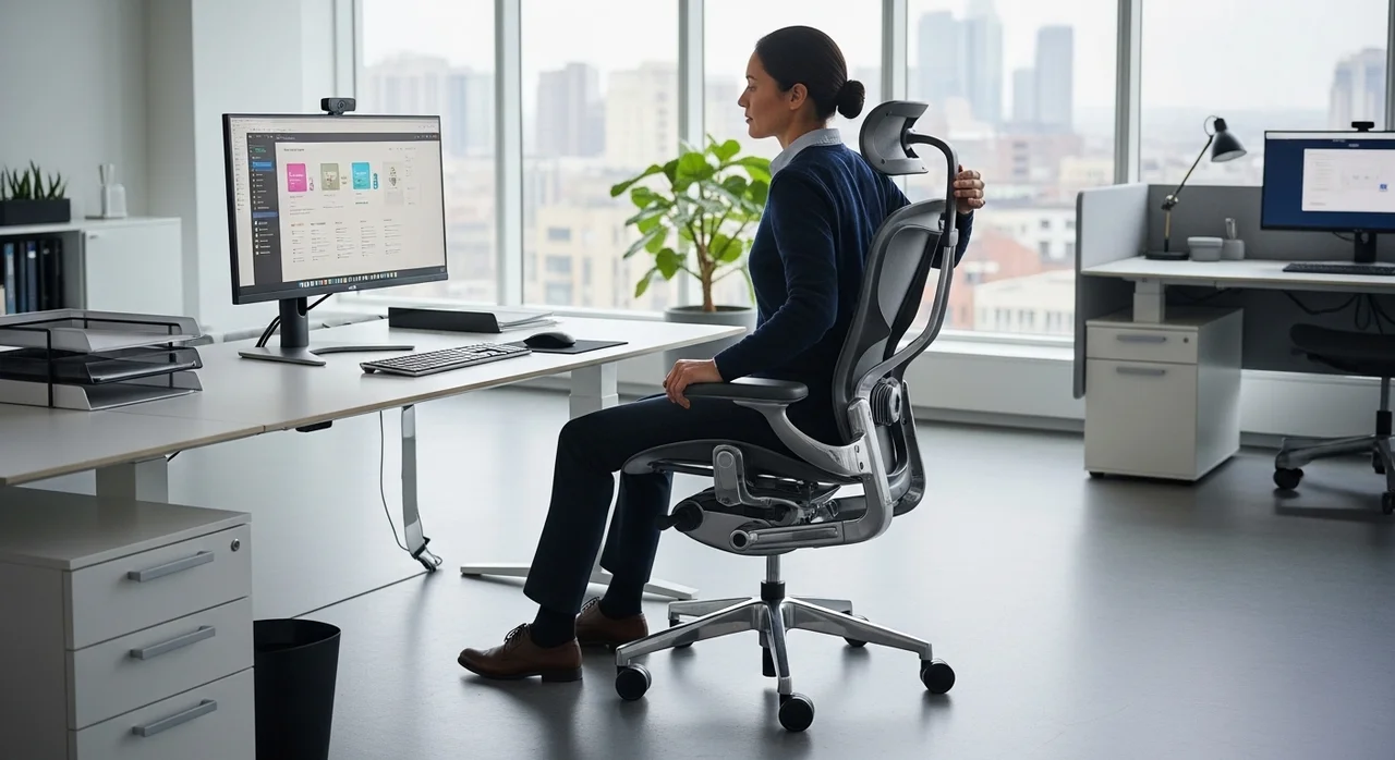 의자 높이 설정 시 주의해야 할 3단계 체크리스트